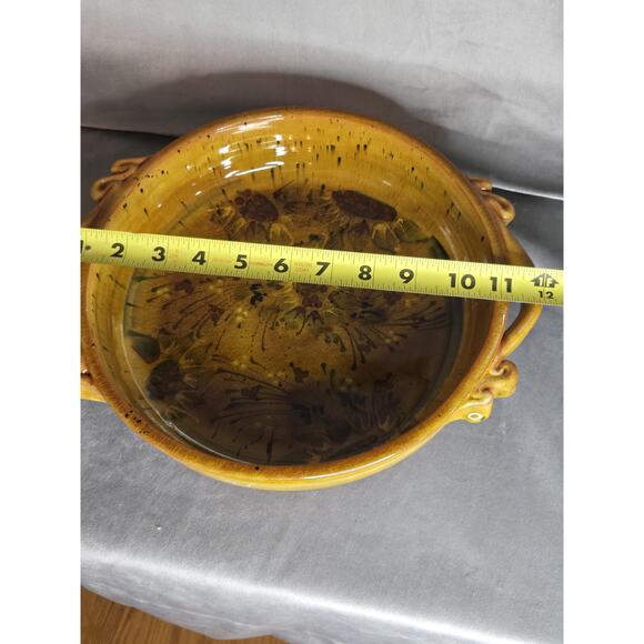 Vintage F.F. Griffi Corsica Dish – 10” Hand-Painted Plate, French Island Pottery - Picture 3 of 8